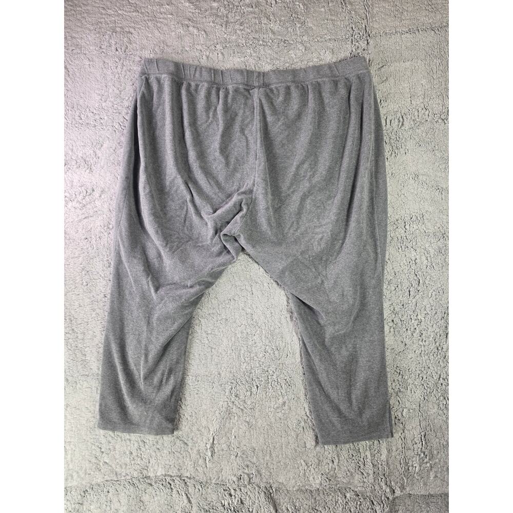 Catherines Pants Womens 4X 30 32W Gray Pull On Capri Cropped Lounge Comfort - Picture 2 of 9